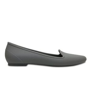 CROCS Women's Gray Slip-On Flats